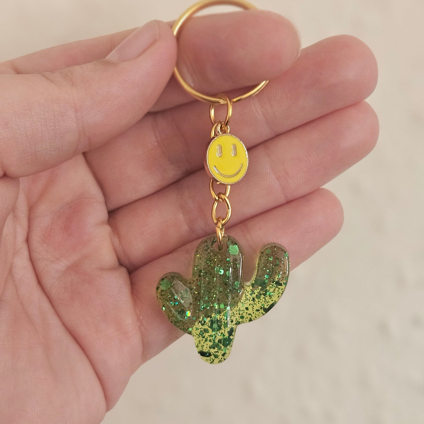 Cactus Keyring