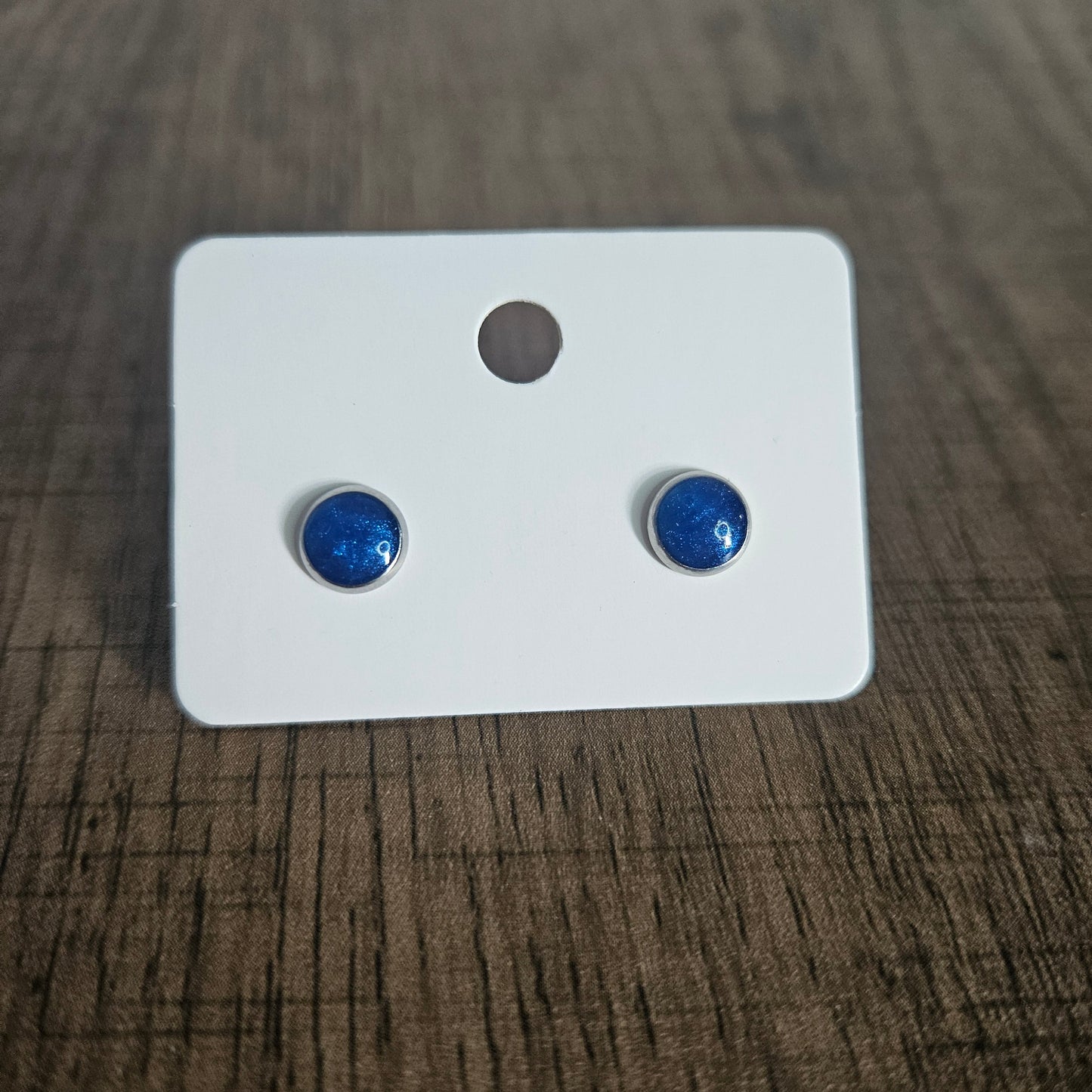 6mm Cabochon Stud Earrings
