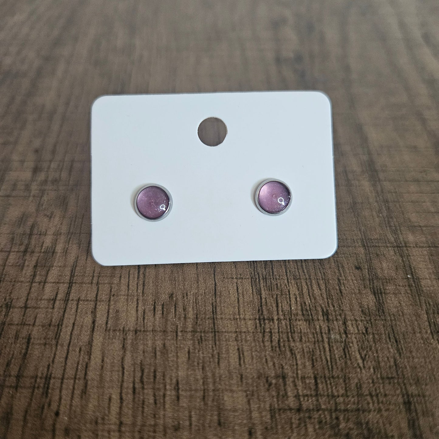6mm Cabochon Stud Earrings