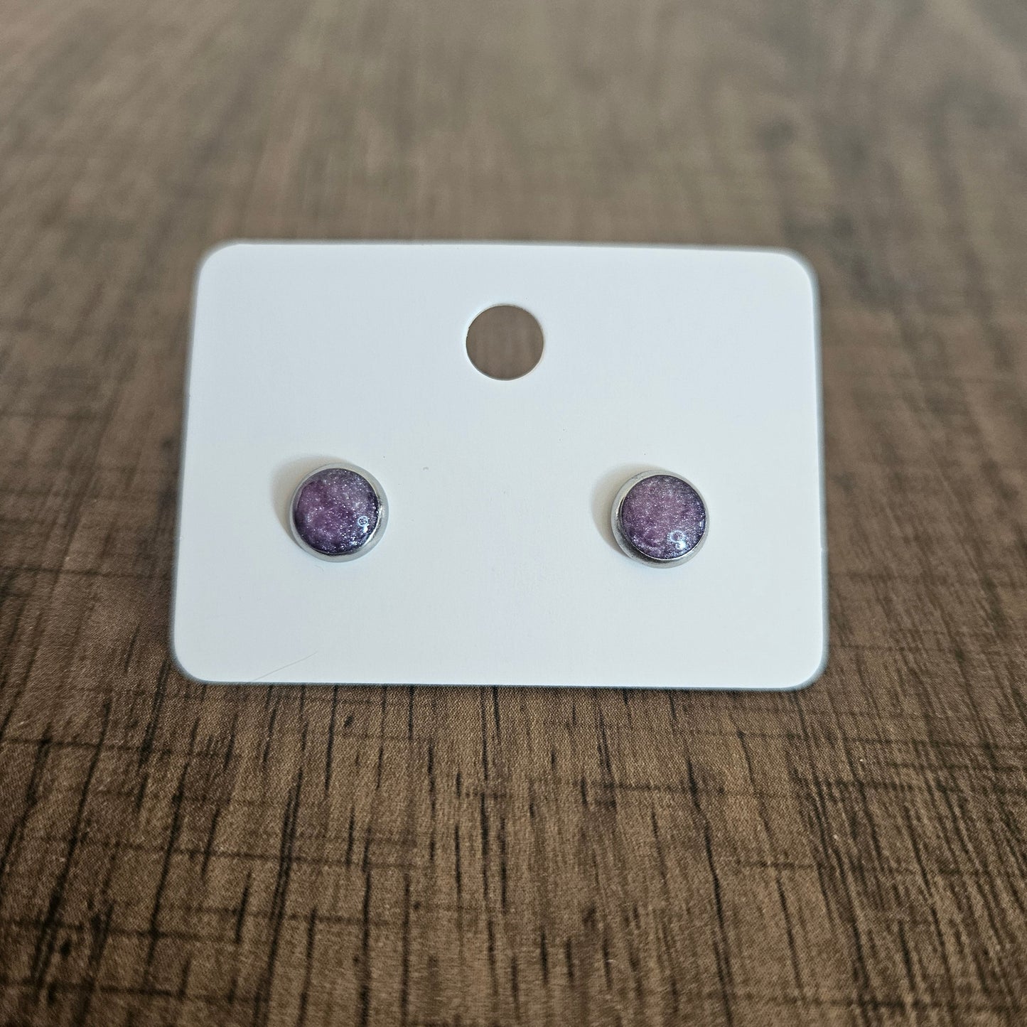 6mm Cabochon Stud Earrings