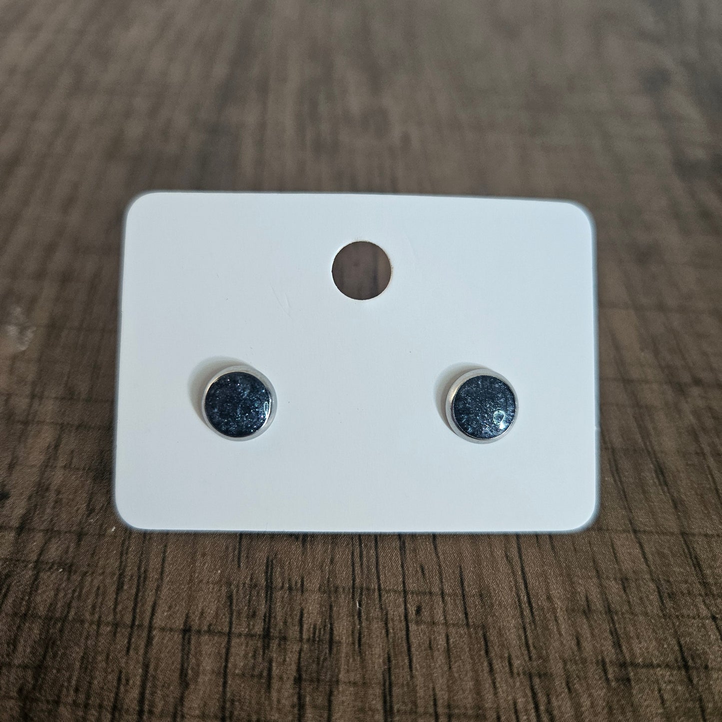 6mm Cabochon Stud Earrings
