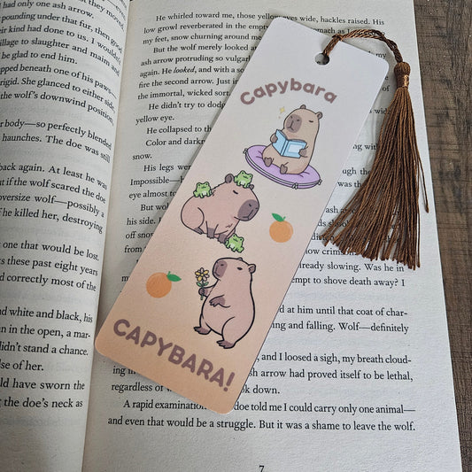 Capybara Bookmark