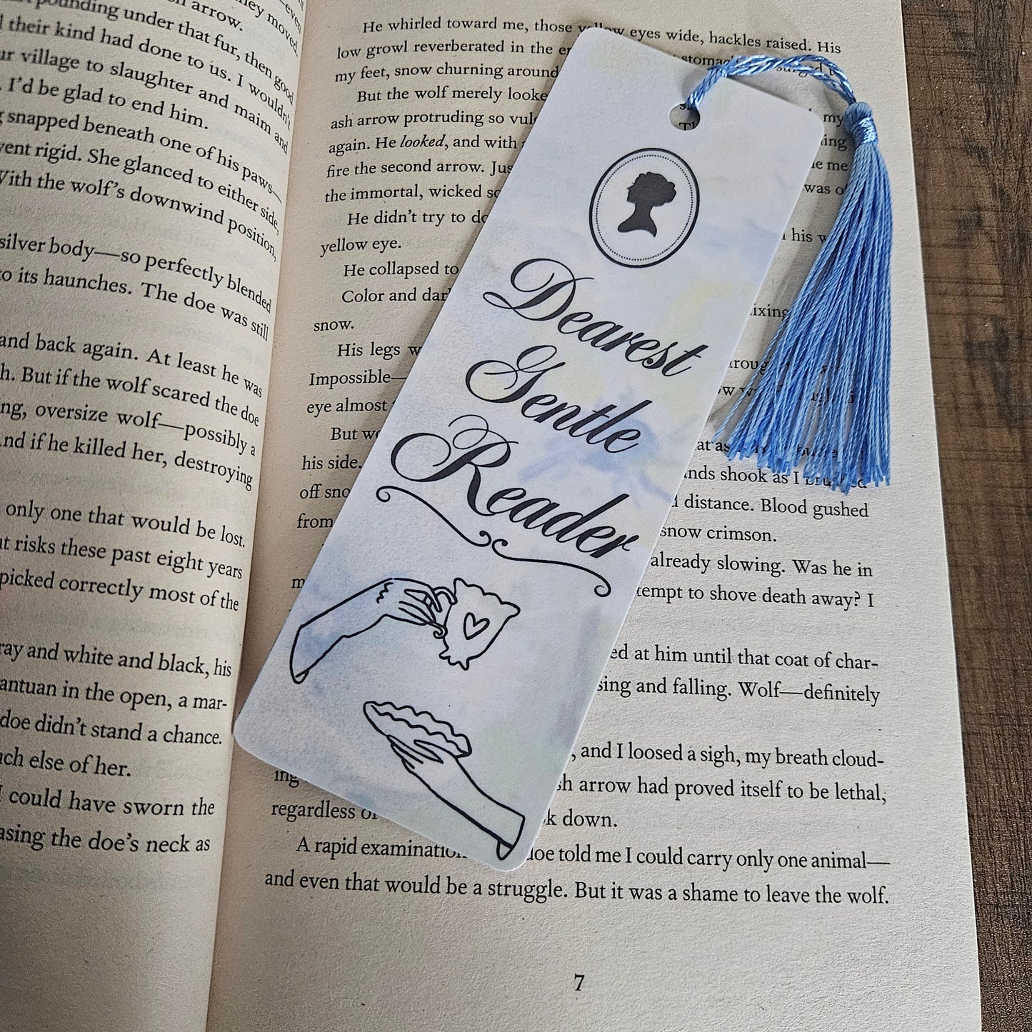 Dearest Gentle Reader Bookmark