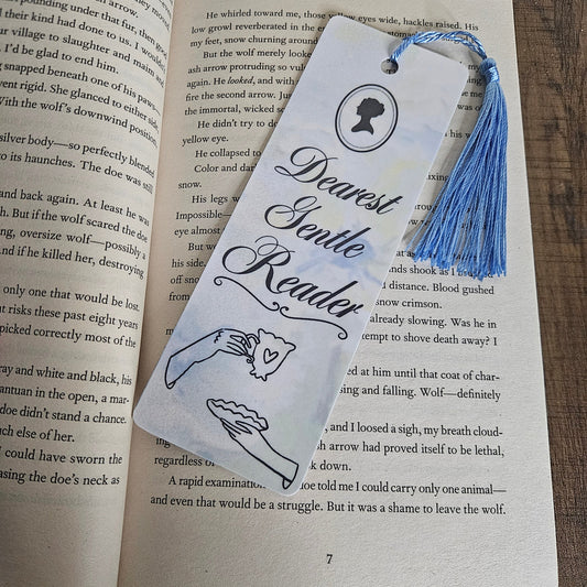 Dearest Gentle Reader Bookmark