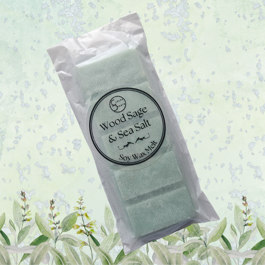 Wood Sage & Sea Salt Wax Melt