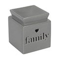 Grey Family Cut-Out Wax Melt Burner