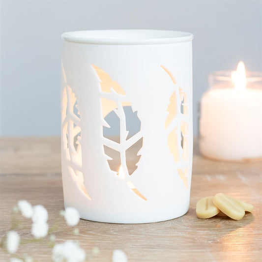 White Feather Wax Melt Burner