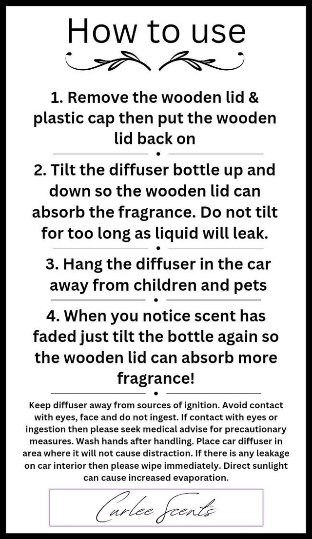Eucalyptus Car Diffuser